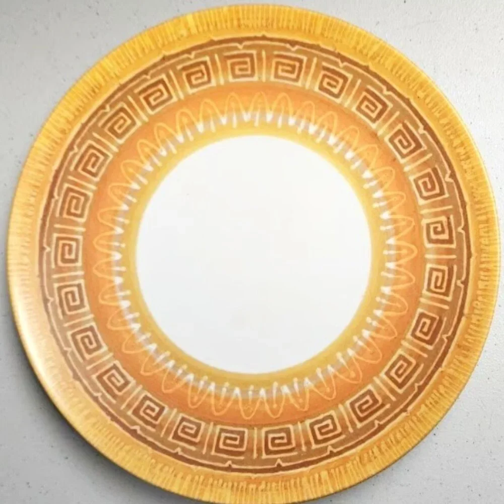 Vintage Prolon Aztec Sun Melamine Plates